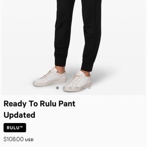 Size 6 - Ready to Rulu Black Lululemon Pants